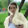 венчальная пелерина беж